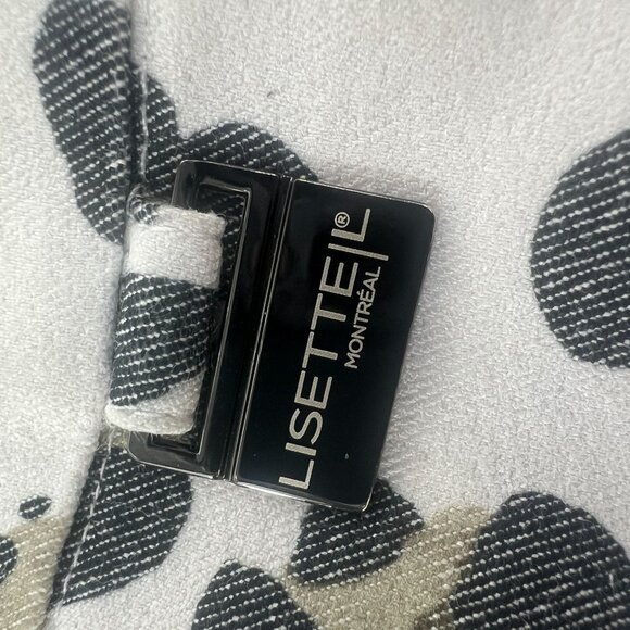 Lisette L Montreal Leopard Print Stretch Pants Gray White 14 - Picture 3 of 16